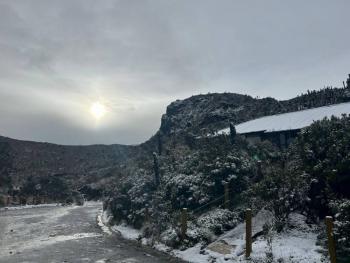 Espectacular nevada sorprende en el Parque Nacional Natural Los Nevados