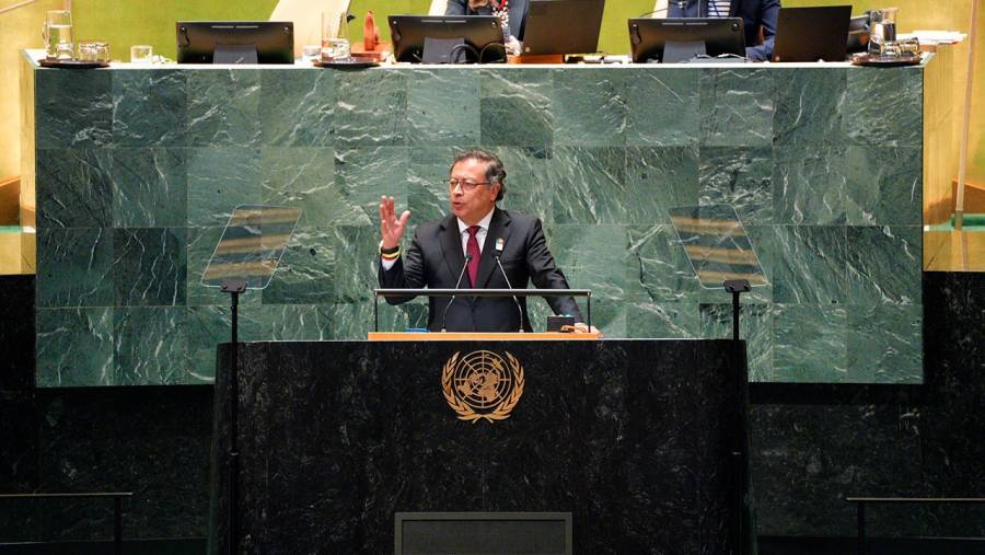 Desde la ONU, Petro denunci&oacute; que ‘el 1% m&aacute;s rico de la humanidad es responsable de la crisis clim&aacute;tica’