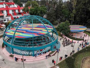 Entrega Mart&iacute; Batres obras de rehabilitaci&oacute;n del Parque “Ex Lago” en Iztacalco