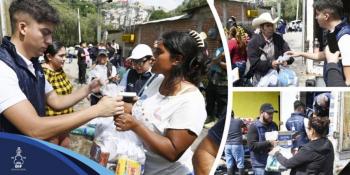 Entrega DIF Naucalpan apoyos a familias afectadas por las lluvias
