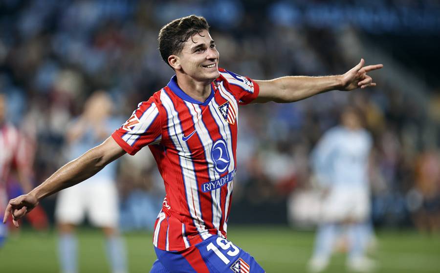 'Ara&ntilde;a' &Aacute;lvarez ofrece la victoria 'in extremis' al Atl&eacute;tico de Madrid en Vigo