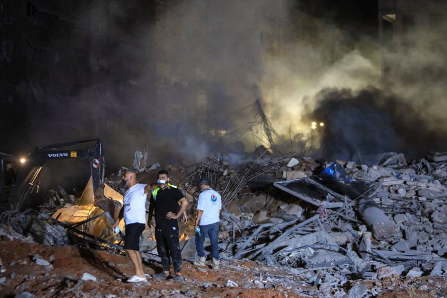 Bombardeo israelí en Beirut deja seis muertos y 91 heridos