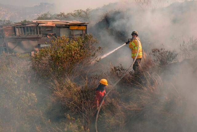 11 incendios activos y 3 controlados según la UNGRD en Colombia