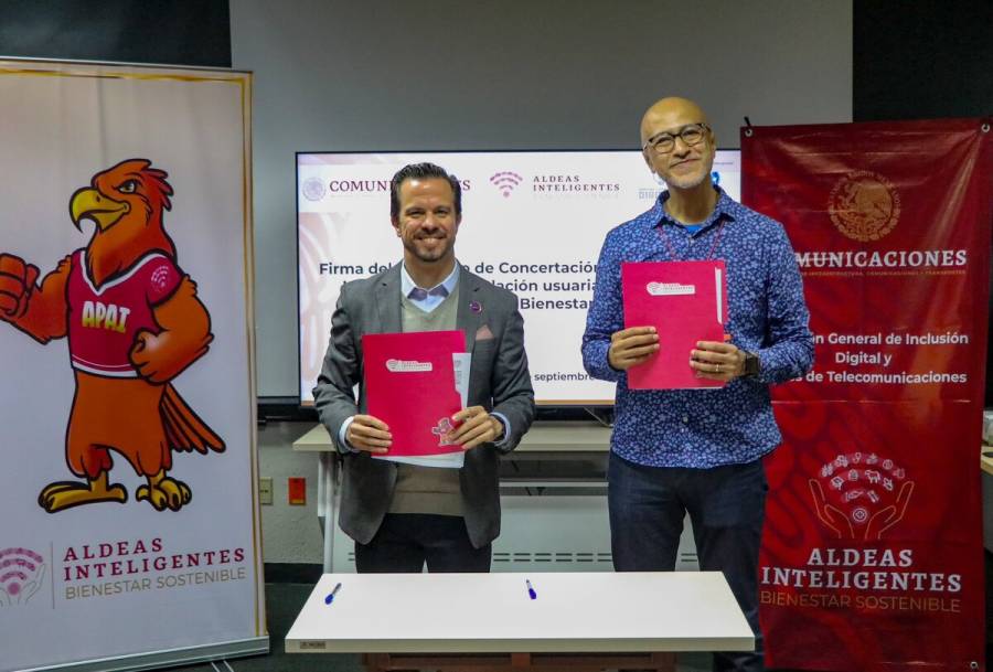 Firman convenio para impulsar el acceso digital en comunidades mexicanas