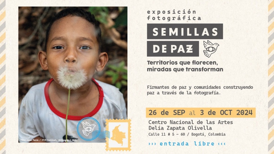Para conmemorar octavo aniversario de la firma del Acuerdo de Paz, se inaugura exposición fotográfica ‘Semillas de Paz’