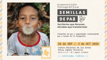Para conmemorar octavo aniversario de la firma del Acuerdo de Paz, se inaugura exposici&oacute;n fotogr&aacute;fica ‘Semillas de Paz’