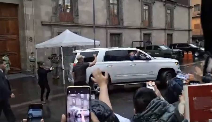 Deja AMLO Palacio Nacional; se va a su casa de Tlalpan