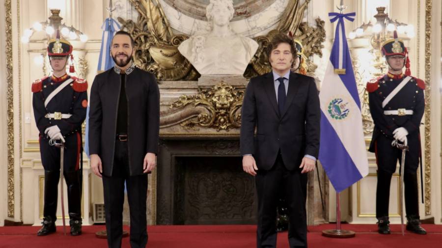 Bukele se reúne con Milei en Argentina