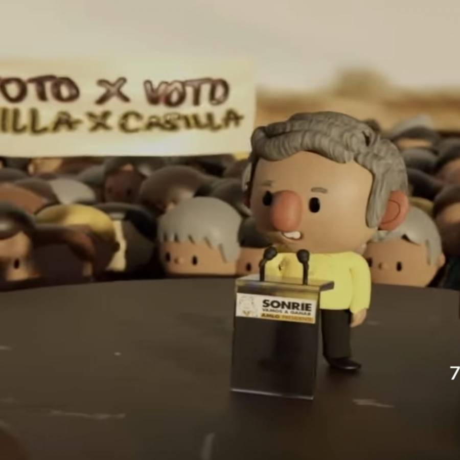 Con animaci&oacute;n de AMLO, se representan sus momentos m&aacute;s destacados en video
