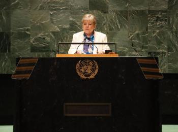 Alicia B&aacute;rcena promueve el Modelo del Humanismo Mexicano en la Asamblea General de la ONU