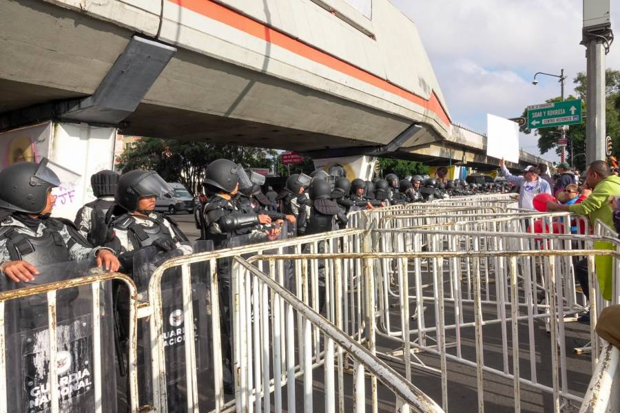 Protestas del poder judicial antes de la toma de protesta de Claudia Sheinbaum