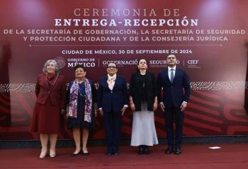 Asumen cargos titulares de Segob, SSPC y CJEF