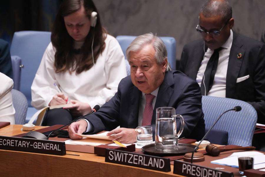 ONU responde a declaraciones de Israel contra Ant&oacute;nio Guterres