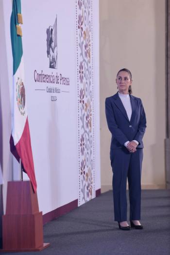 Corona Espa&ntilde;ola debe recpacitar y ofrecer las disculpas por los abusos en la conquista, reitera Sheinbaum