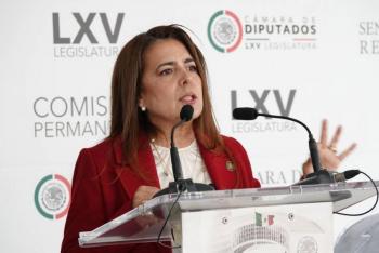 Celebran en Senado retiro de pluri a Cecilia M&aacute;rquez al intentar hacerse pasar como discapacitada