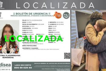 FGJEM localiza en Tijuana a joven rusa reportada como desaparecida en Edomex