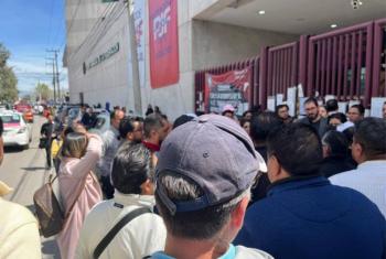 Trabajadores del PJF en Edomex mantienen paro de labores y protesta
