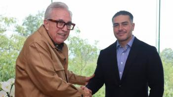 Gobernador de Sinaloa y Omar Garc&iacute;a Harfuch trabajan en estrategia de seguridad ante la crisis de violencia