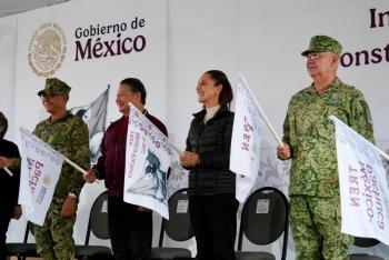 Presidenta da banderazo a obras de Tren M&eacute;xico-Pachuca