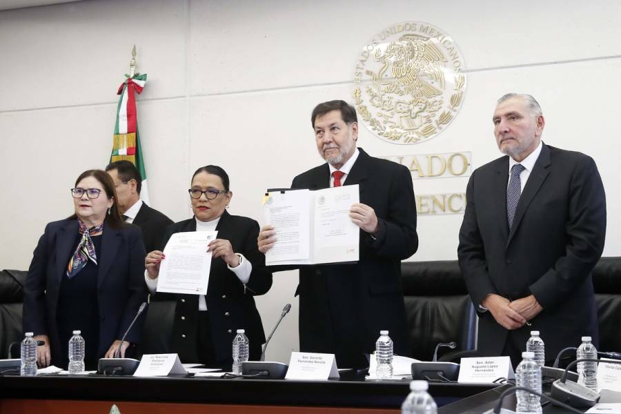 Segob entrega al Senado iniciativas para la elección de jueces y magistrados