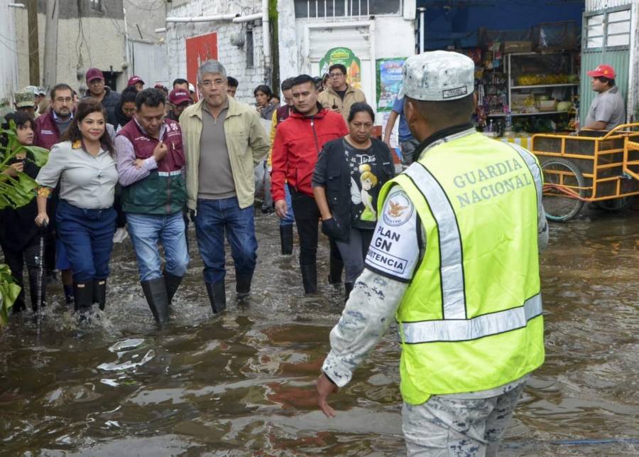 Más de 300 viviendas afectadas por intensas lluvias en Milpa Alta y Xochimilco