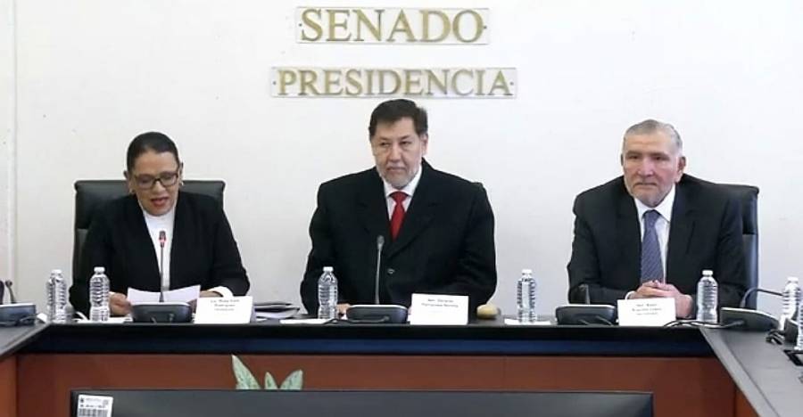 Secretaria de Gobernación entrega en Senado dos iniciativas con instructivo procesal para elección de jueces