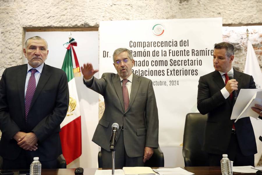 Ratifican en comisiones del Senado a Juan Ramón de la Fuente como canciller