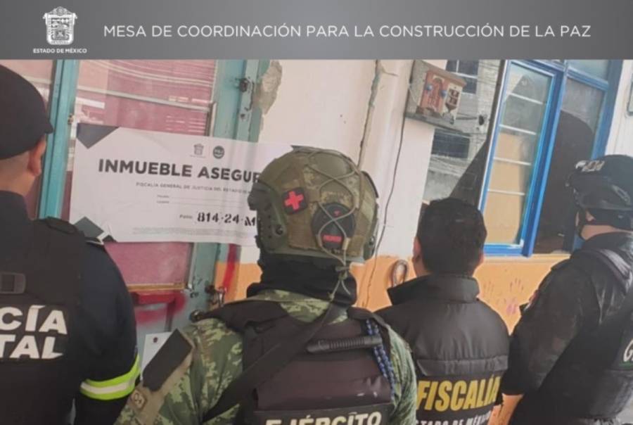 En Toluca, Ecatepec y Tultitl&aacute;n aseguran inmuebles identificados como punto de venta de drogas