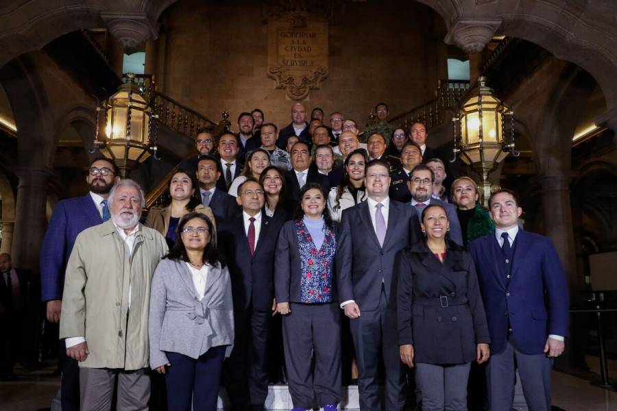 Instala Brugada gabinete para la construcción de paz, Seguridad Ciudadana y Procuración De Justicia