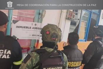 En Toluca, Ecatepec y Tultitl&aacute;n aseguran inmuebles identificados como punto de venta de drogas
