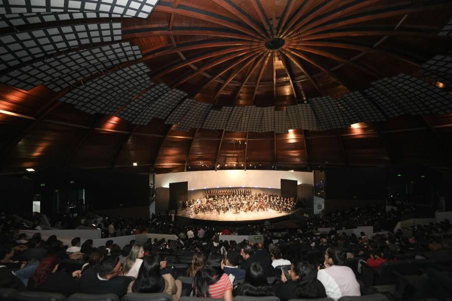 Sergio Salomón reinaugura el Auditorio de la Reforma