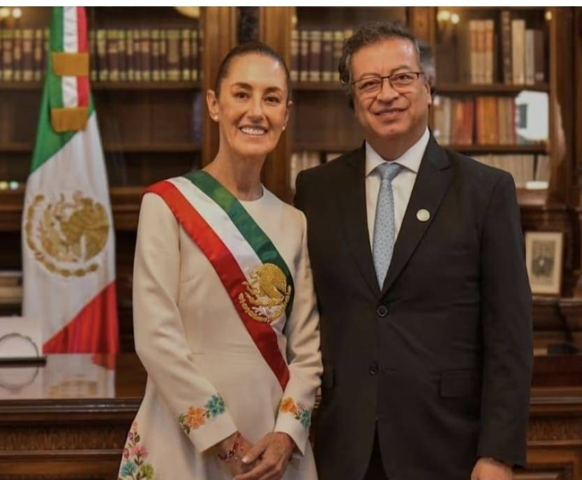 Sheinbaum se solidariza con Gustavo Petro