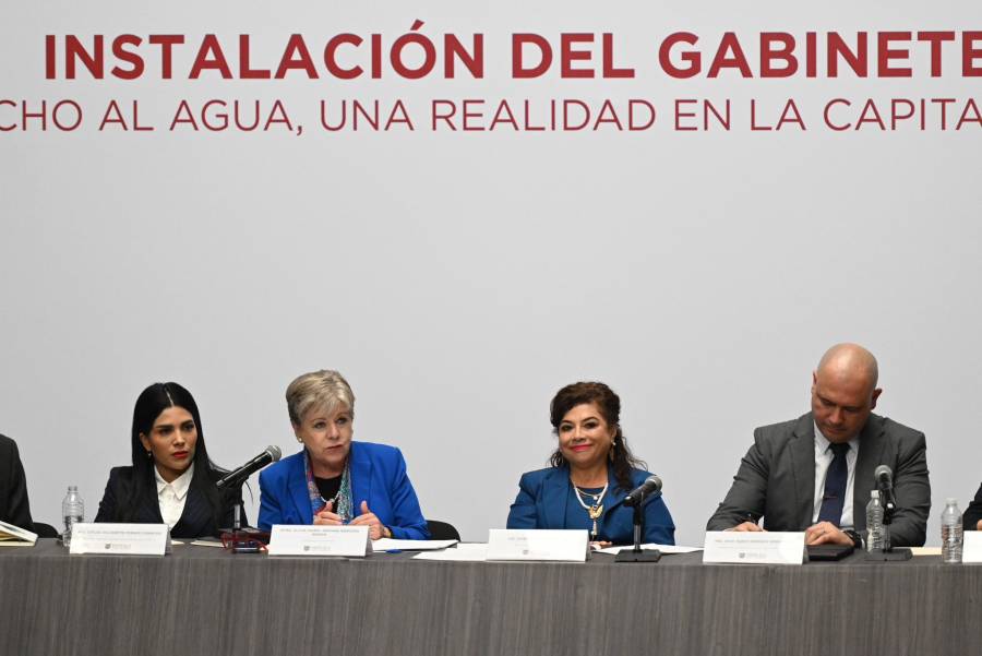 Instalan el Gabinete de Agua en la Ciudad de México