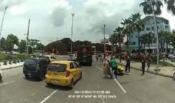 Muere joven embarazada al caer de un bus en movimiento en Barranquilla