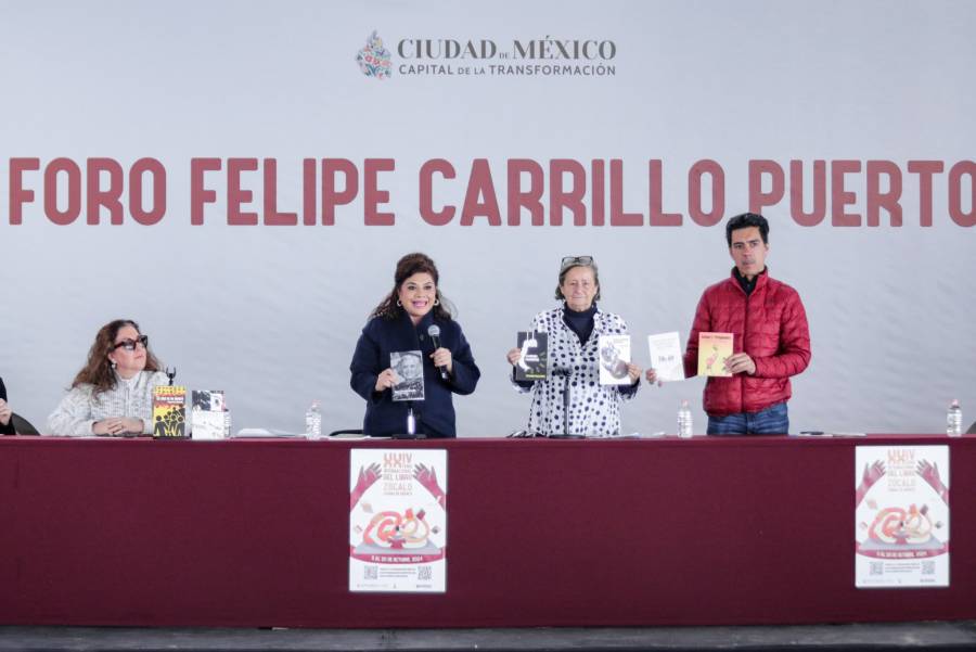 Invita Clara Brugada a la XXIV Feria Internacional del Libro del Zócalo de la CDMX