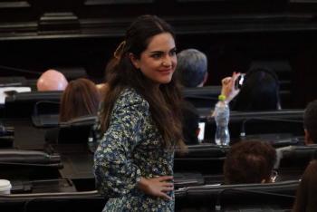 Andrea Ch&aacute;vez denunciar&aacute; al caricaturista Antonio Garci, por presuntamente difundir imagen er&oacute;tica falsa con su rostro