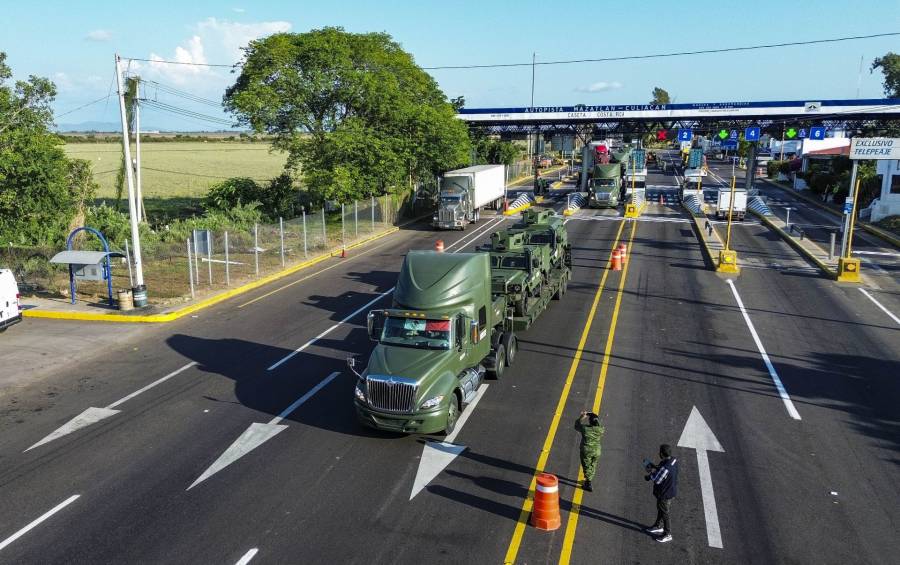 Refuerzan seguridad en Culiacán con la llegada de 200 elementos del Ejército Mexicano