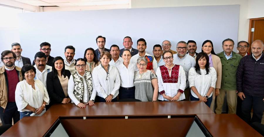 Sheinbaum y Delfina Gómez arrancan transformación del oriente del Edomex con programas y obras