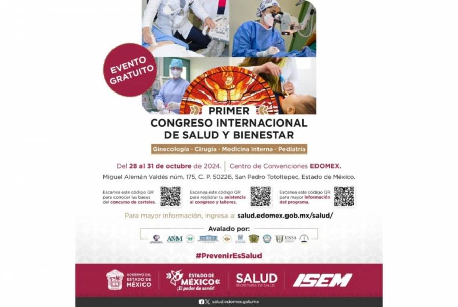 Invita GEM a la comunidad médica a participar en el Primer Congreso Internacional de Salud y Bienestar 2024