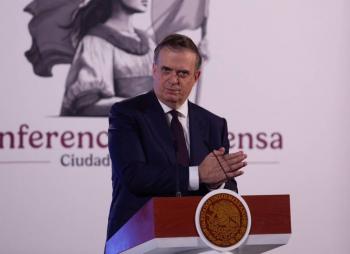 Ebrard resalta prioridad en energ&iacute;a y reforma judicial ante empresarios