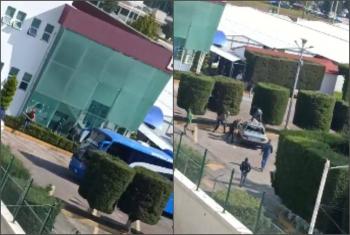 Normalistas de Tener&iacute;a vandalizan sede del SEIEM en Toluca