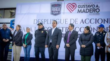 Janecarlo Lozano despliega operativo policiaco en Cuautepec