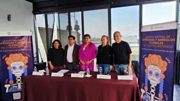 Anuncian Quinto Festival de Ofrendas y Arreglos Florales en el Centro Hist&oacute;rico