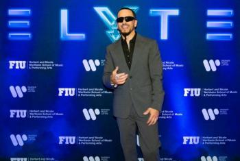 Yandel brill&oacute; junto a la Orquesta Sinfonica de la Universidad Internacional de Florida