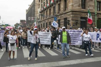 Jueces mantienen paro de labores en el Poder Judicial
