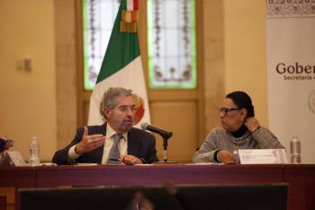 Realiza Gobierno de M&eacute;xico reuni&oacute;n de trabajo intersecretarial en materia migratoria