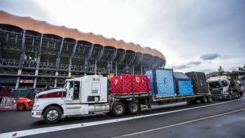Llega cargamento de la F1 para el GP de M&eacute;xico
