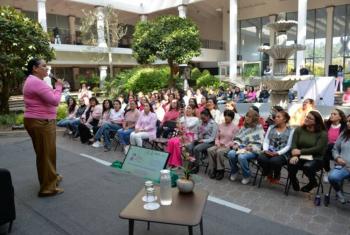 Promueven en el Edomex acciones para la detecci&oacute;n temprana del c&aacute;ncer de mama