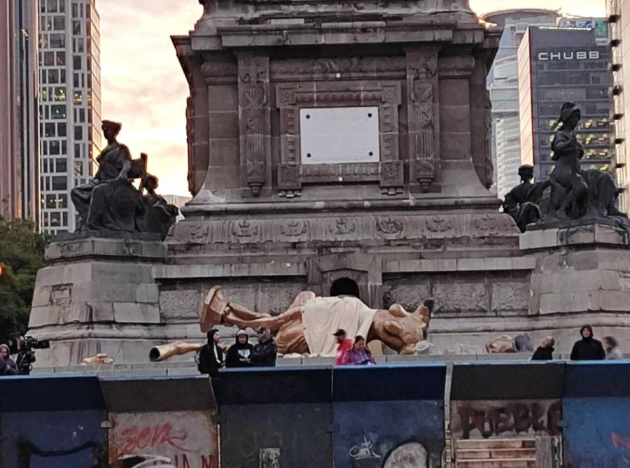 ¿Se cayó el Ángel de la Independencia? Esto sabemos