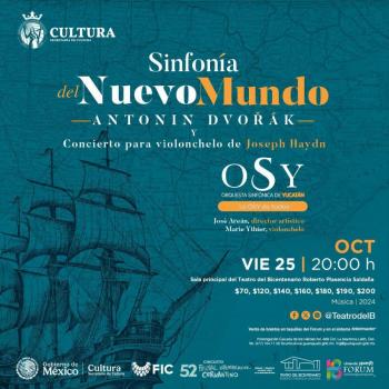 La Orquesta Sinf&oacute;nica de Yucat&aacute;n llega al Teatro del Bicentenario en el marco del Festival Cervantino